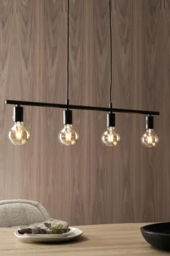 Ellos Loftlamper>Home Loftlampe Sander 4L Sort / Sort krom