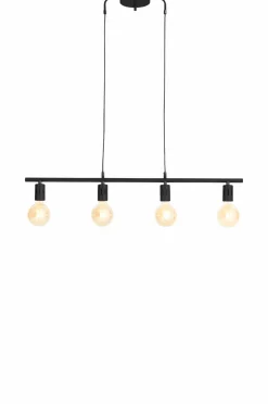 Ellos Loftlamper>Home Loftlampe Sander 4L Sort / Sort krom