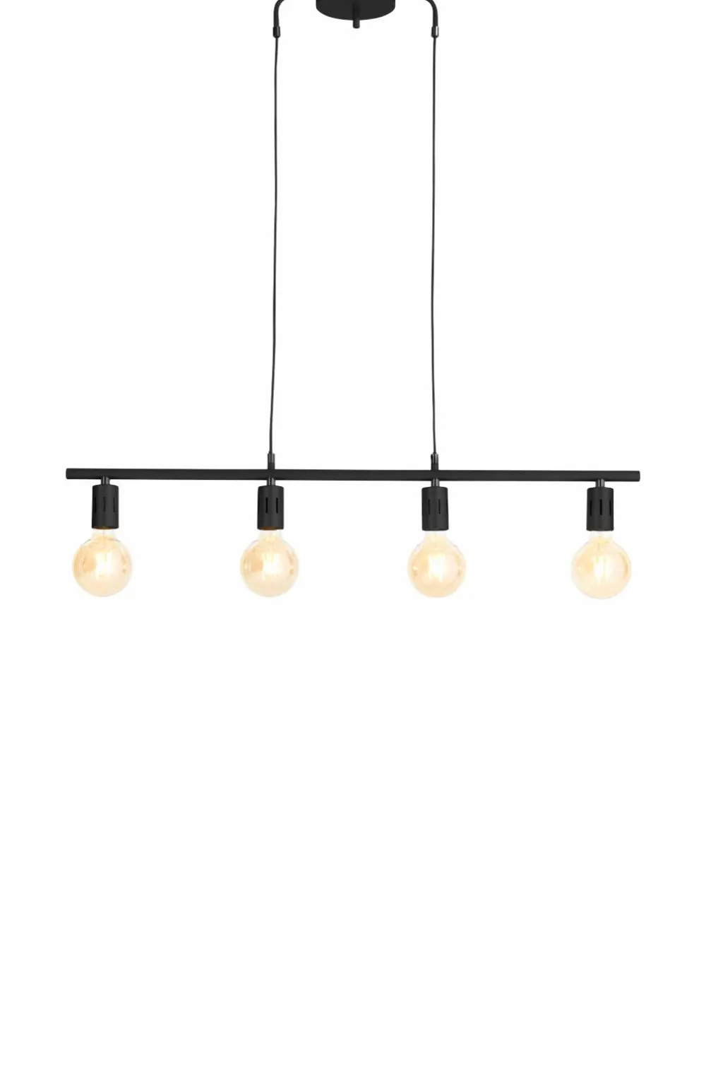 Ellos Loftlamper>Home Loftlampe Sander 4L Sort / Sort krom