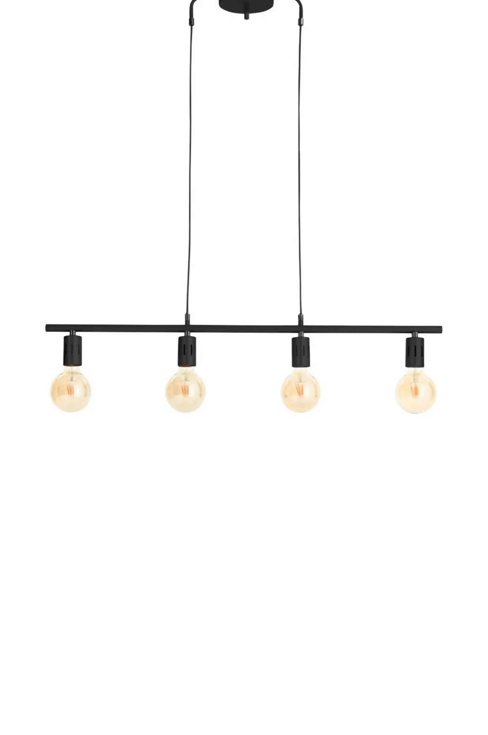 Ellos Loftlamper>Home Loftlampe Sander 4L Sort / Sort krom