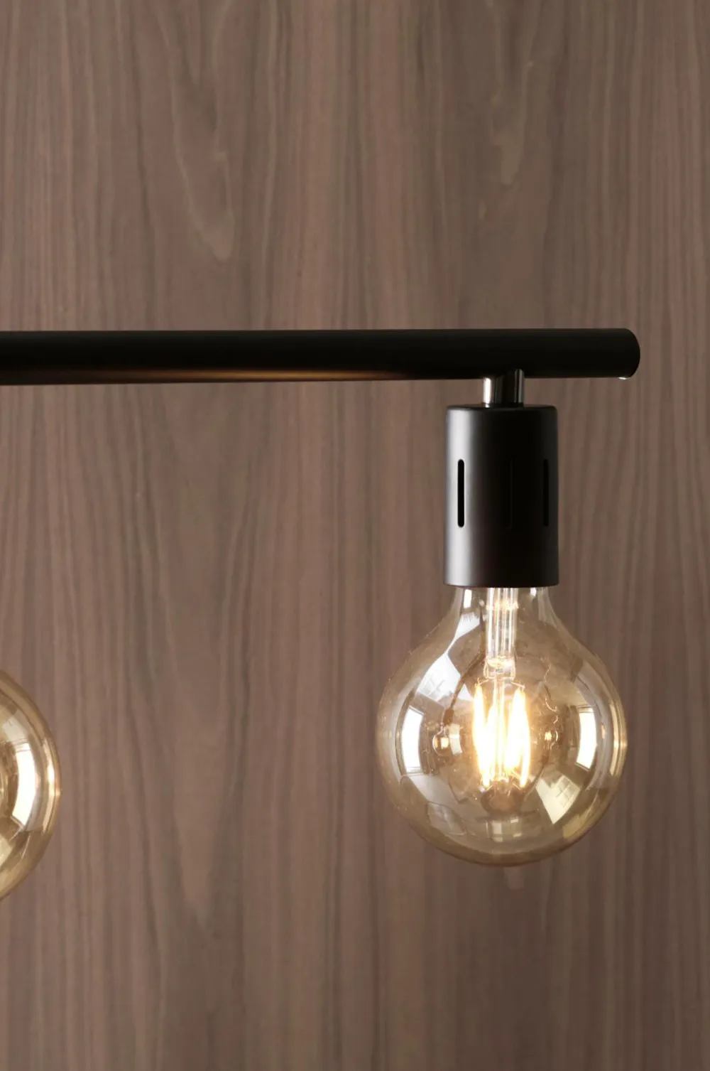 Ellos Loftlamper>Home Loftlampe Sander 4L Sort / Sort krom