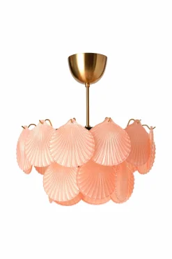 Ellos Home Loftplafond Shella Lyserød/antikmässing Hot