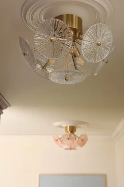 Ellos Loftlamper>Home Loftplafond Cinelle Messing/klarglas