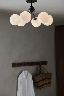 Ellos Home Loftplafond Widar Svart/opal Discount