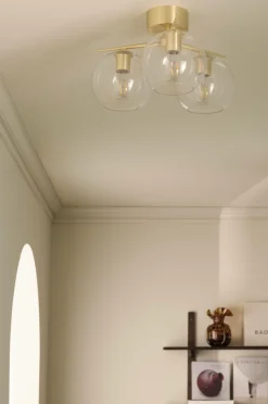 Ellos Loftlamper>Home Loftplafond Lorenzo Guld