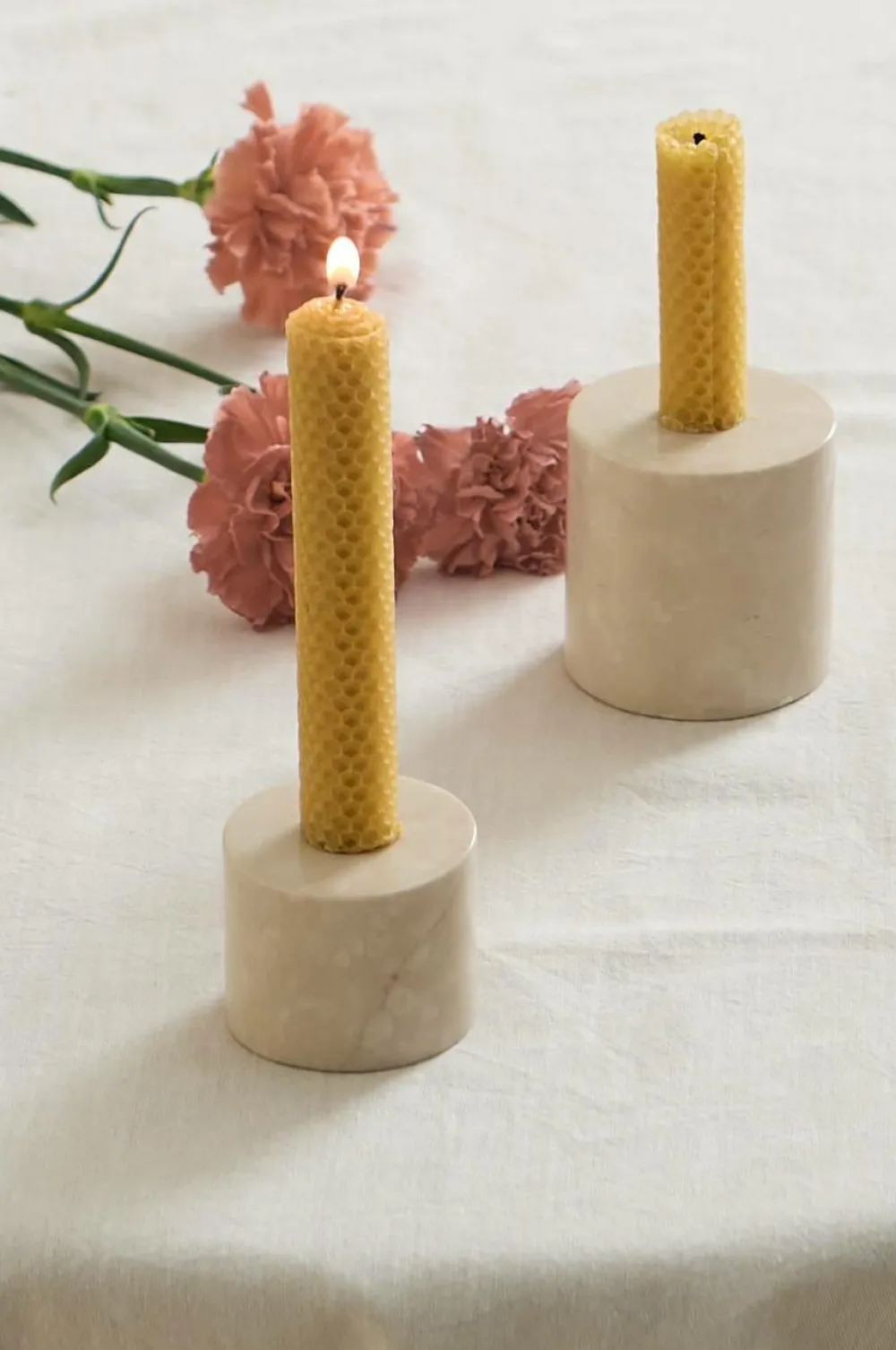 Ellos Home Lysestage Belle højde 5 cm Botochino Marble Hot