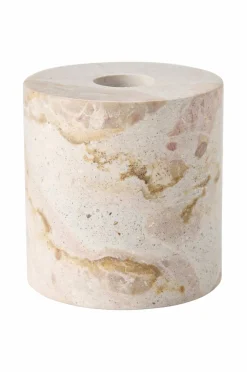 Ellos Home Lysestage Belle højde 7,5 cm Butter Scotch Marmor Discount