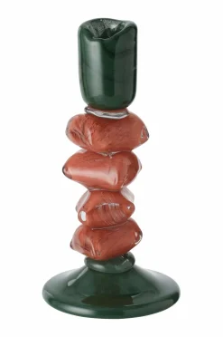 Ellos Home Lysestage Leia højde 23 cm Grøn Online