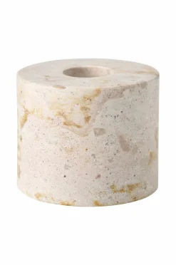 Ellos Home Lysestage Belle højde 5 cm Butter Scotch Marmor Discount