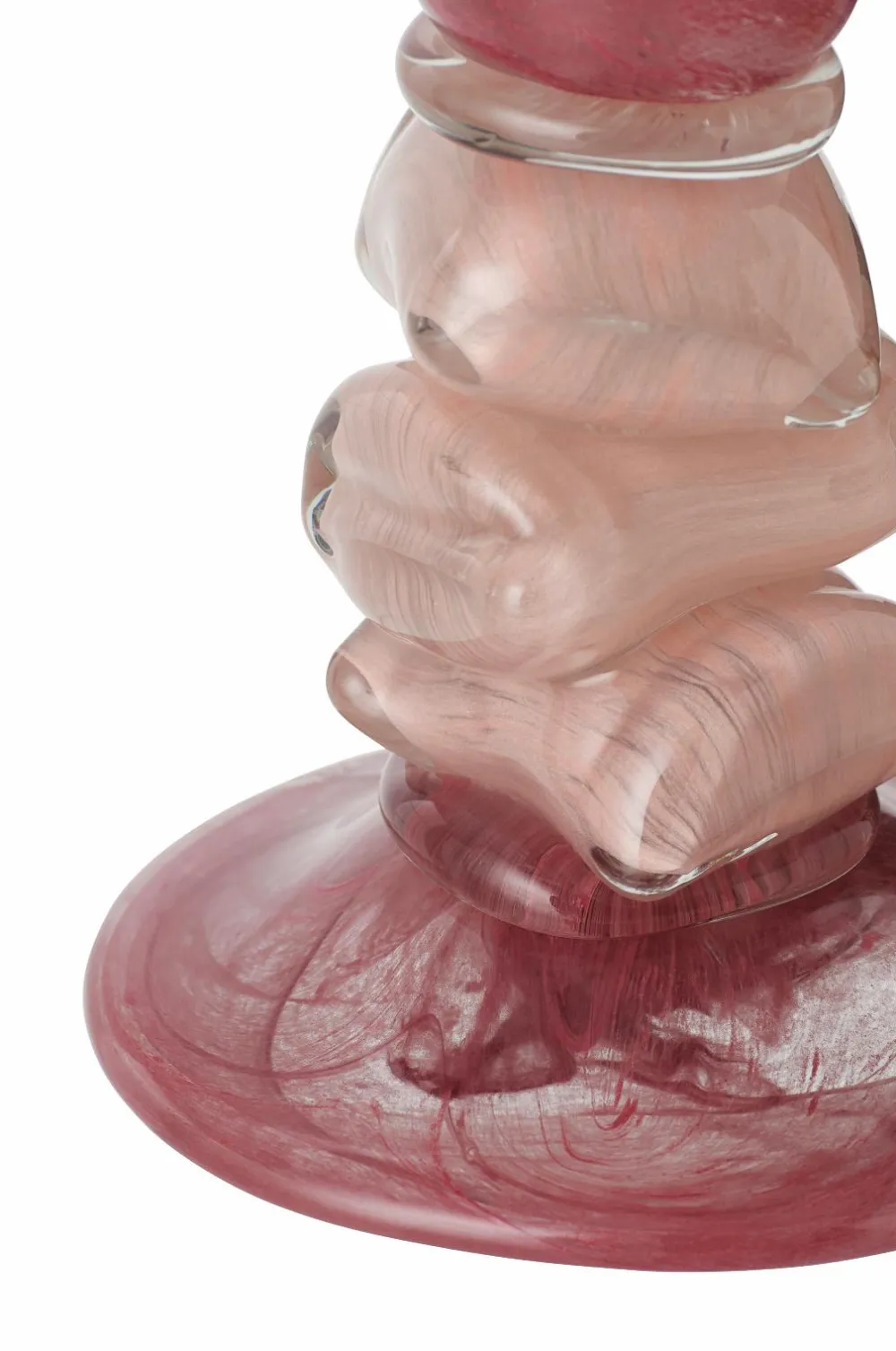 Ellos Lysestager & Lanterner>Home Lysestage Leia højde 16,5 cm Rød