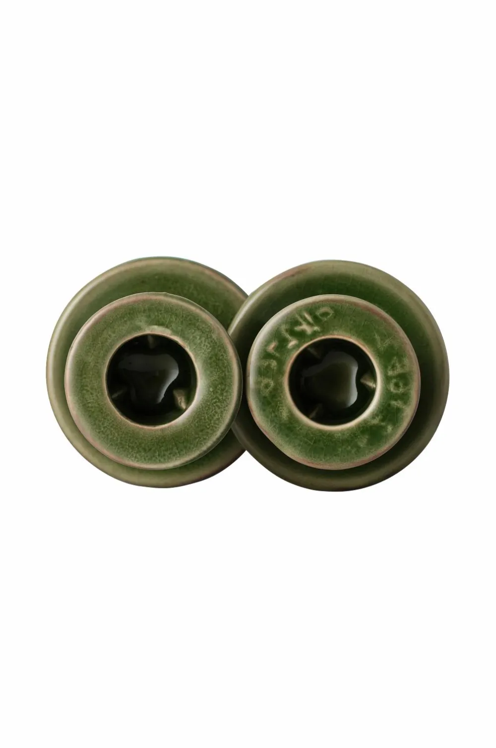 Ellos Lysestager & Lanterner>Home Lysestage Melissa 2 stykker med forskellige højder Grøn