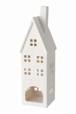 Ellos Home Lyshus Tealight House Noel højde 26 cm hvid Clearance