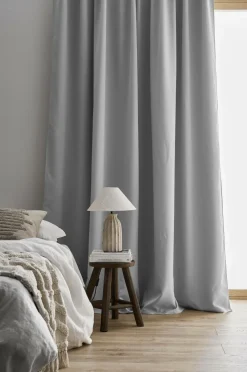 Ellos Home Mørklæggende gardin Elena Wide, ekstra bredt Gråhvid Hot