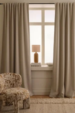 Ellos Gardinlængder Med Rynkebånd|Mørklægningsgardiner>Home Mørklægningsgardin Maida 1 stk. Beige