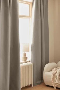 Ellos Gardinlængder Med Rynkebånd|Mørklægningsgardiner>Home Mørklægningsgardin Hedda 1-pak Beige