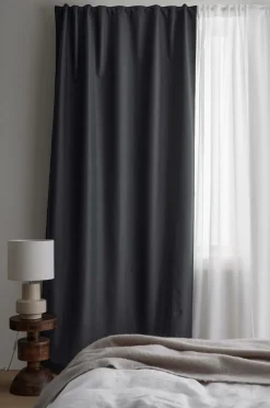 Ellos Mørklægningsgardiner>Home Mørklægningsgardin Cara 1 stk Mørkegrå