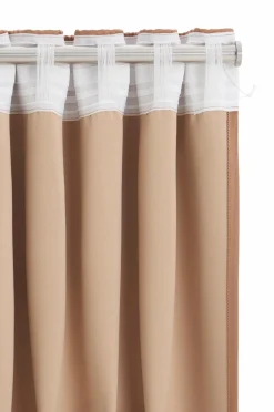 Ellos Home Mørklægningsgardin Daniella Wide ekstra bred 1-pak Rust Outlet