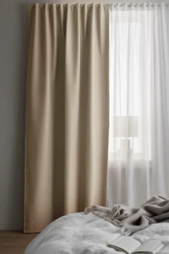 Ellos Mørklægningsgardiner>Home Mørklægningsgardin Cara 1 stk travertin