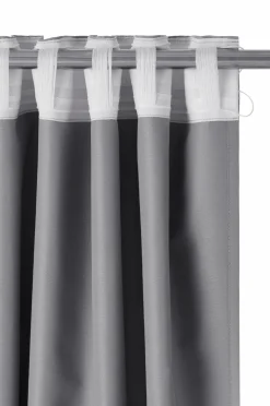 Ellos Home Mørklægningsgardin Hedda 1-pak Grå Discount