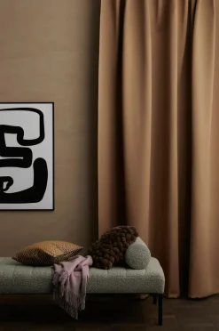 Ellos Home Mørklægningsgardin Smooth ekstra bred, 1 stk. Rustbrun New