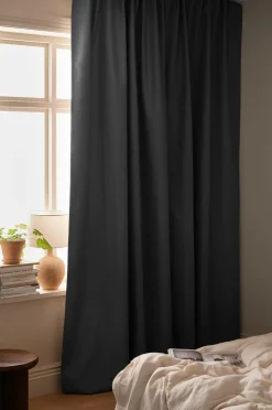 Ellos Mørklægningsgardiner>Home Mørklægningsgardin Hedda Wide 1-pak Antracitgrå