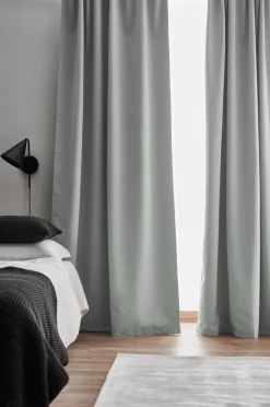 Ellos Mørklægningsgardiner>Home Mørklægningsgardin Elena 1 stk Gråhvid