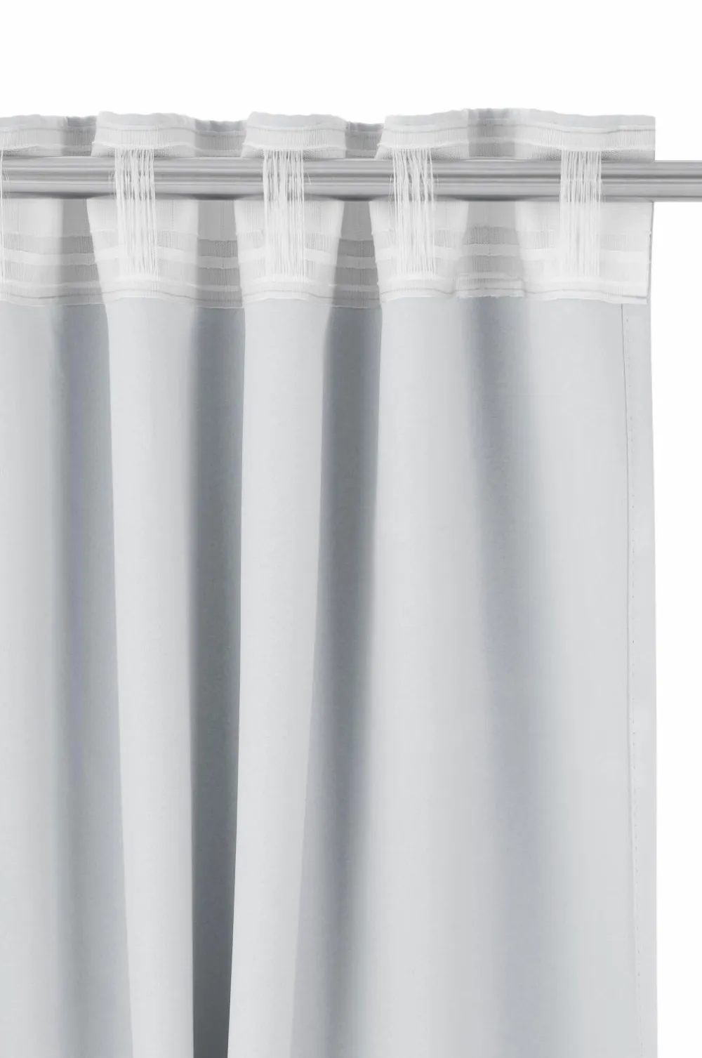 Ellos Mørklægningsgardiner>Home Mørklægningsgardin Elena 1 stk Gråhvid