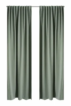 Ellos Gardinlængder Med Rynkebånd|Mørklægningsgardiner>Home Mørklægningsgardin Maida 1 stk. Grøn