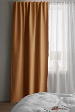 Ellos Home Mørklægningsgardin Cara 1 stk Rustbeige Discount