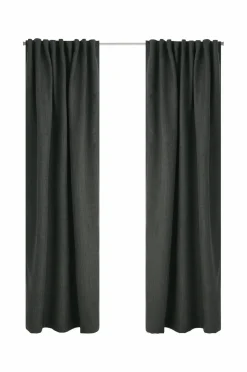 Ellos Gardinlængder Med Rynkebånd|Mørklægningsgardiner>Home Mørklægningsgardin Iben med multibånd, 1 stk. Forged iron