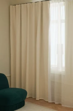 Ellos Home Mørklægningsgardin Ines Wide ekstra bred 1-pak Beige Outlet