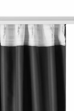 Ellos Home Mørklægningsgardin Hedda 1-pak Antracitgrå Clearance