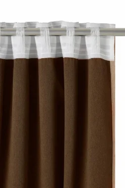 Ellos Home Mørklægningsgardin Maida Wide ekstra bred 1 stk. Rostbrun Hot