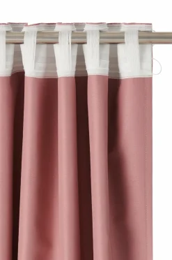 Ellos Home Mørklægningsgardin Hedda 1-pak Rosa Outlet