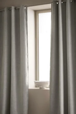 Ellos Home Mørklægningsgardin Iben med sejlringe, 1 stk. Light grey (Cool grey) Clearance