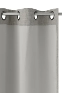 Ellos Home Mørklægningsgardin Iben med sejlringe, 1 stk. Light grey (Cool grey) Clearance