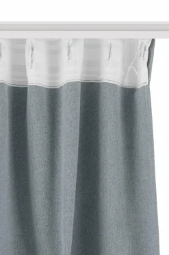 Ellos Home Mørklægningsgardin Elisa 1 stk Grey/blue Best