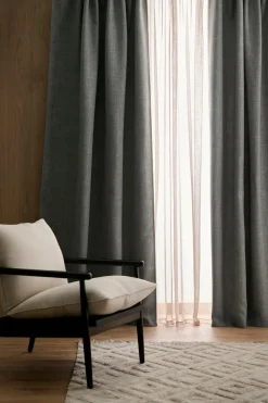 Ellos Home Mørklægningsgardin Iben med multibånd, 1 stk. Light grey (Cool grey) Hot