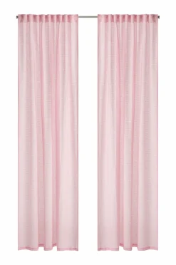 Ellos Home Multibåndsgardin Edda 2-pak Rosa Clearance