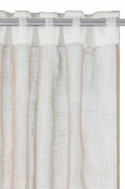 Ellos Home Multibåndsgardin Lara 2-pak BEIGE