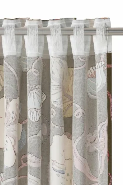 Ellos Home Multibåndsgardin Hilma 2-pak Mørk olivengrøn Hot