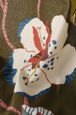 Ellos Home Multibåndsgardin Hilma 2-pak Mørk olivengrøn Hot