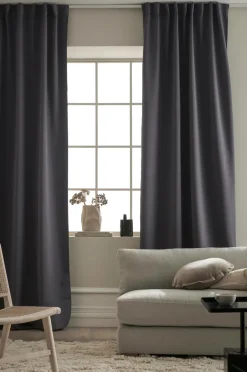 Ellos Mørklægningsgardiner>Home Multibåndslængde Sandy, mørklæggende, 1 stk. Grå