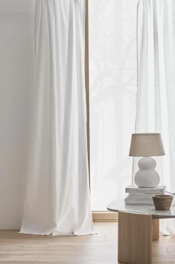 Ellos Home Multibåndsgardin Alexandra 2-pak Mat hvid hvid Outlet