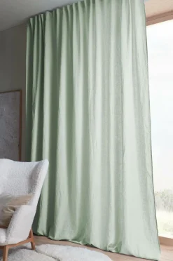 Ellos Hørgardiner|Gardinlængder Med Rynkebånd>Home Multibåndslængde Malva Wide ekstra bred, 1 stk. i 100% hør Mineral gray