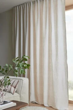 Ellos Home Multibåndslængde Malva Wide ekstra bred, 1 stk. i 100% hør A121b 100% linen beige Discount