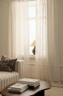 Ellos Persienner|Gardinlængder Med Rynkebånd>Home Multibåndsgardin Dianne 2-pak Hvid