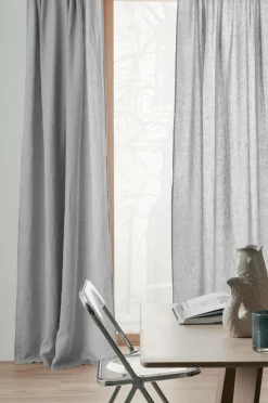 Ellos Home Multibåndslængde Malva 2-pak i 100% hør Grå Clearance