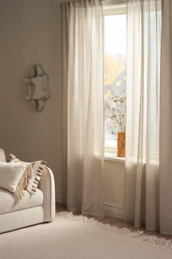 Ellos Home Multibåndsgardin Nellie 2-pak Linen beige Discount