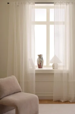 Ellos Gardinlængder Med Rynkebånd>Home Multibåndsgardin Edda 2-pak Hvid